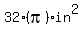 32%28pi%29in%5E2