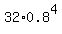 32%2A0.8%5E4