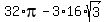 32%2Api-3%2A16%2Asqrt%283%29