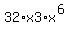 32%2Ax3%2Ax%5E%286%29