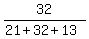 32%2F%2821%2B32%2B13%29