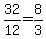 32%2F12=8%2F3
