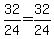 32%2F24+=+32%2F24