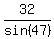 32%2Fsin%2847%29