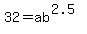 32=ab%5E%282.5%29