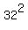 32%5E2