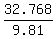 32.768%2F9.81