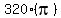 320%2A%28pi%29