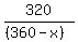320%2F%28%28360-x%29%29