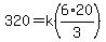 320=k%286%2A20%2F3%29