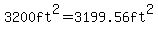 3200ft%5E2=3199.56ft%5E2