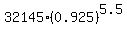 32145%280.925%29%5E5.5