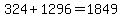 324%2B1296=1849