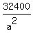32400%2F%28a%5E2%29