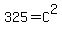 325+=+C%5E2+