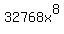 32768x%5E8