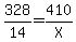 328%2F14=410%2FX