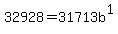 32928=31713b%5E1