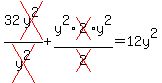 32cross%28y%5E2%29%2Fcross%28y%5E2%29%2B+y%5E2%2Across%282%29y%5E2%2Fcross%282%29=+12y%5E2