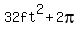 32ft%5E2%2B2pi