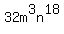 32m%5E3n%5E18