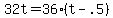 32t+=+36%28t+-+.5%29