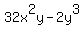 32x%5E2y+-+2y%5E3