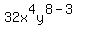 32x%5E4y%5E%288-3%29
