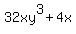32xy%5E3+%2B4x