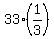 33%281%2F3%29