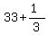 33%2B%281%29%2F3