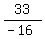 33%2F%28-16%29