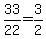33%2F22=3%2F2