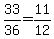 33%2F36+=+11%2F12