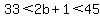 33%3C2b%2B1%3C45