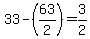 33+-+%2863%2F2%29+=+3%2F2