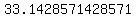 33.1428571428571