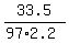 33.5%2F%2897%2A2.2%29