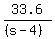 33.6%2F%28%28s-4%29%29