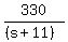 330%2F%28%28s%2B11%29%29