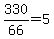 330%2F66=5