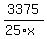 3375%2F%2825%2Ax%29