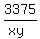 3375%2F%28xy%29