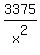 3375%2Fx%5E2