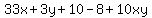 33x%2B3y%2B10-8%2B10xy