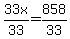 33x%2F33=858%2F33