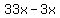 33x+-+3x