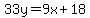 33y=%2B9x%2B18