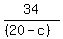 34%2F%28%2820-c%29%29