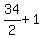 34%2F2+%2B+1